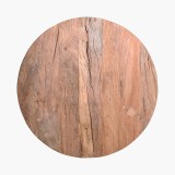 FARM CAFETABLE ROUND RECYCLE TEAK 70 - CAFE, SIDE TABLES